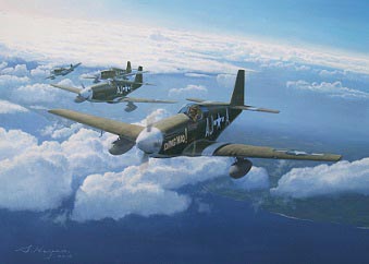 P-51B Aviation Art
