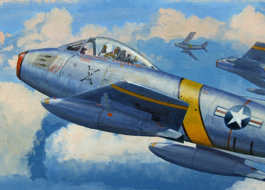 Airplane art F-86