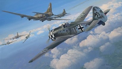 Fw-190 aviation art