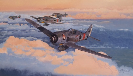 Fw-190 aviation art