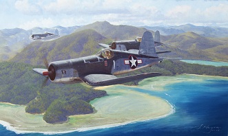 F4U1 Corsair painting