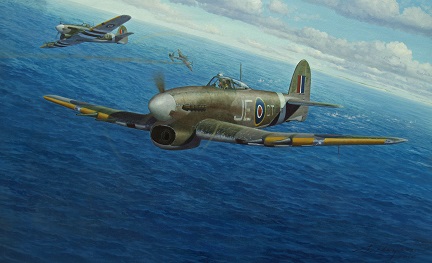 Hawker Typhoon Aviation art