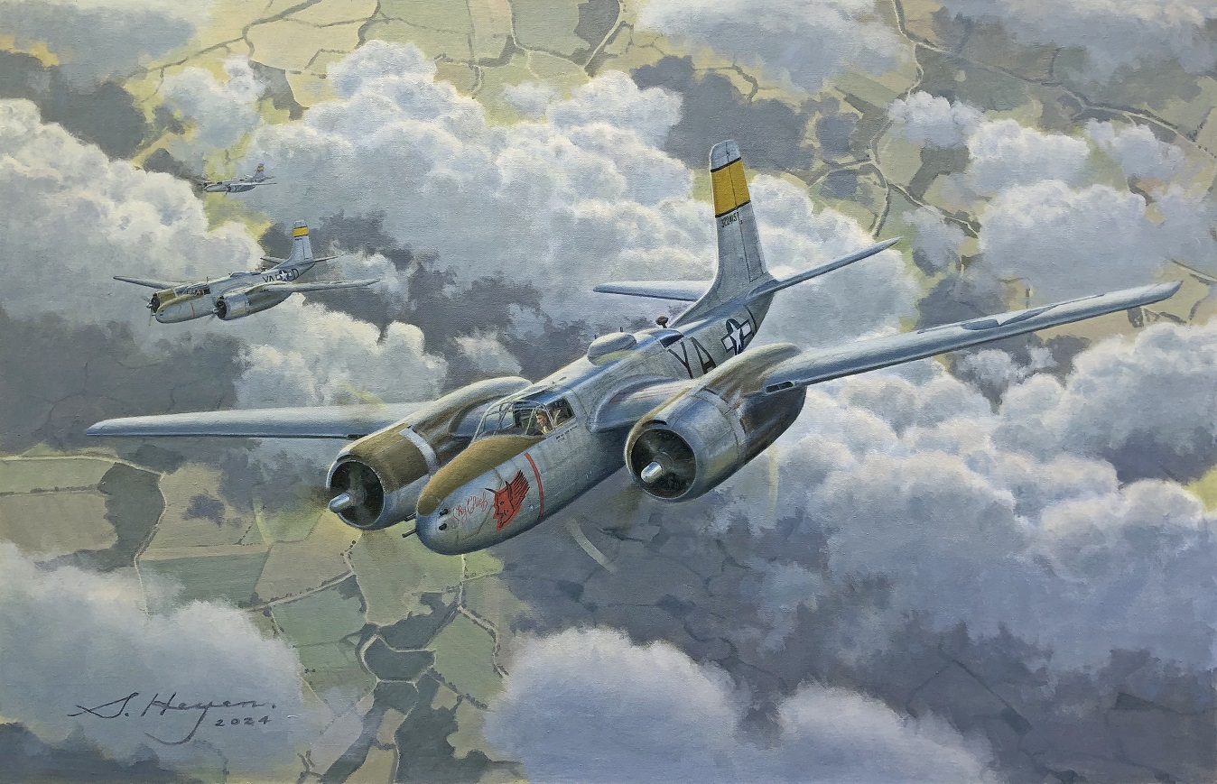 A-26 Invader painting