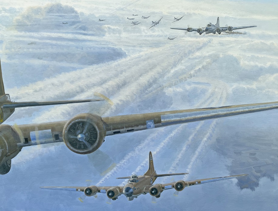 B-17G aviation art