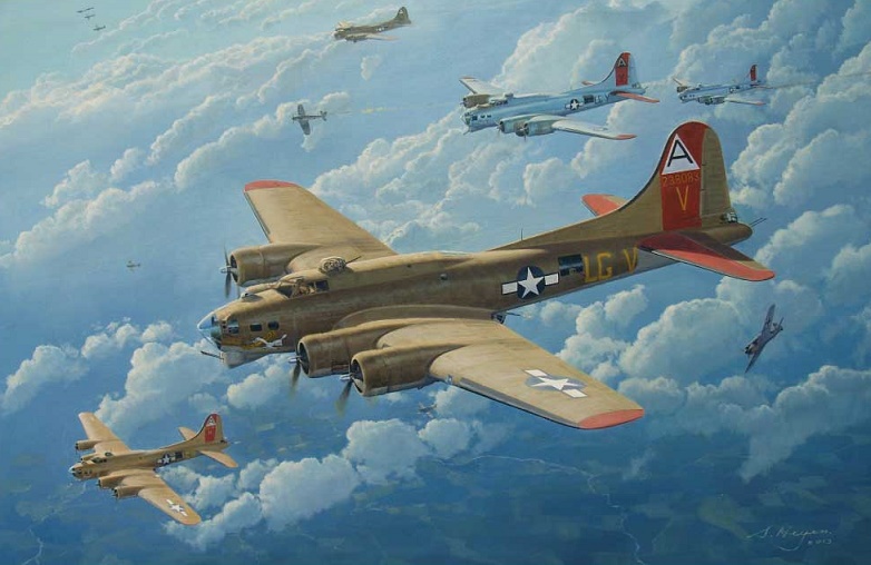 B-17 print