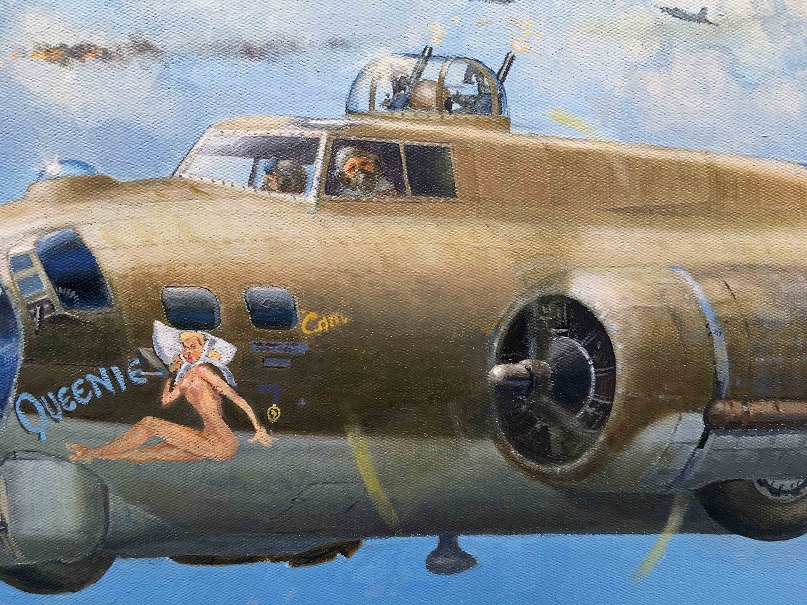 B-17 painting