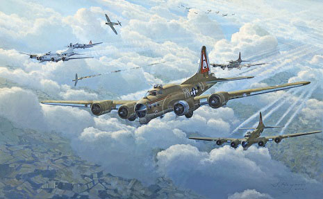 B-17 Thunderbird painting