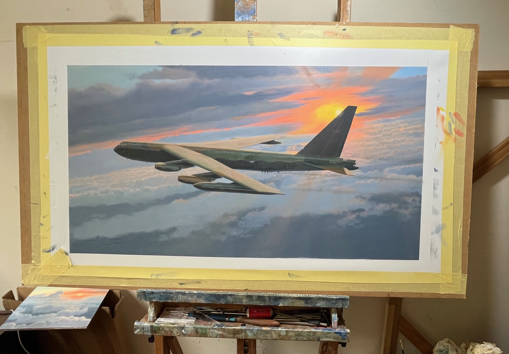 B-52 aviation art