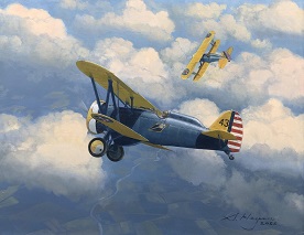 Boeing P12E painting