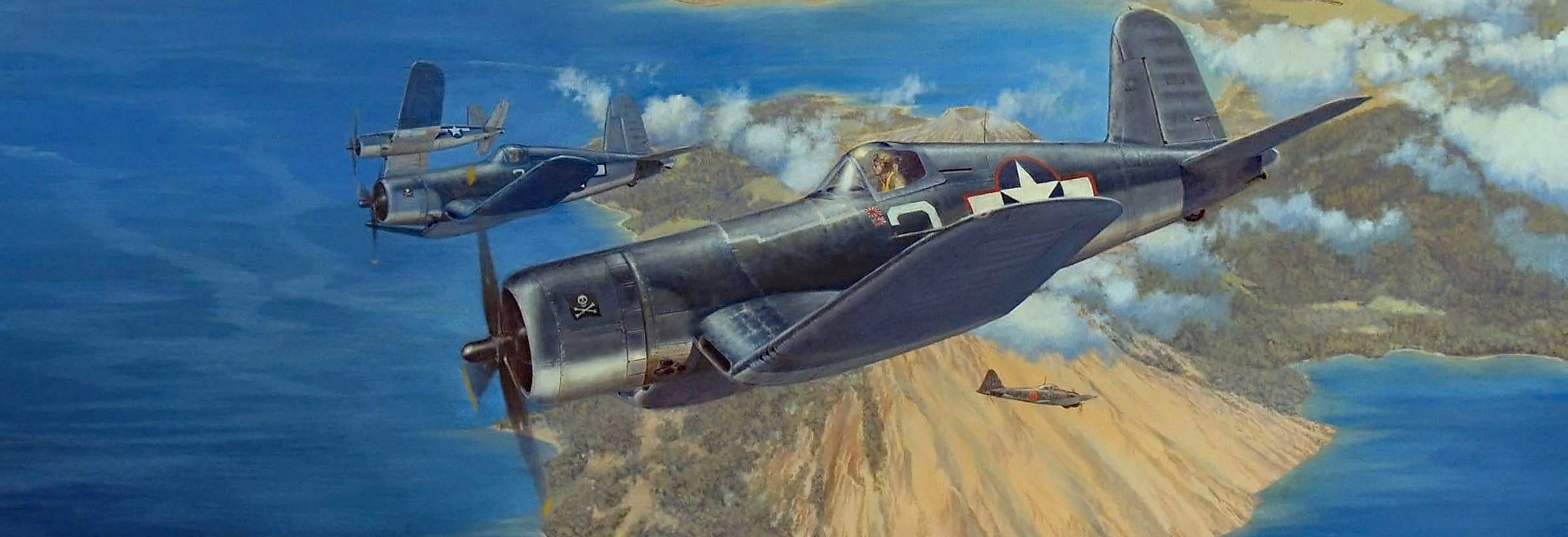 Corsair aviation art