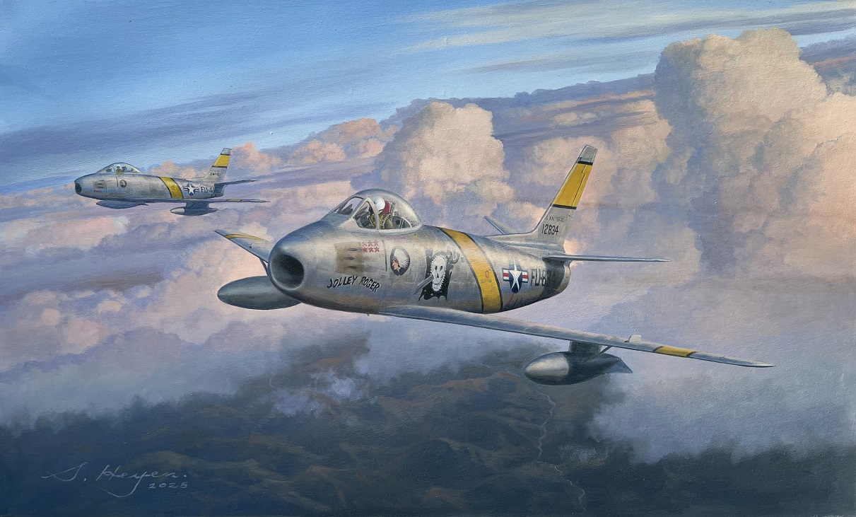 Aviation art - F-86 Sabre