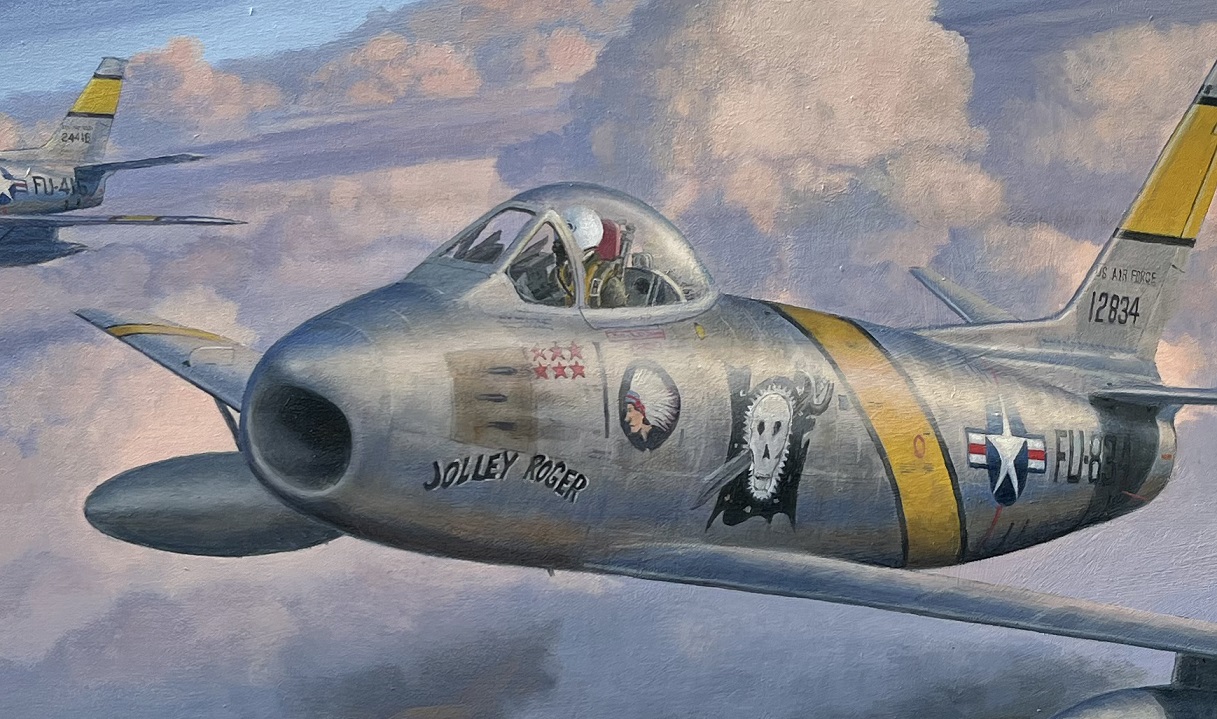 Airplane art F-86
