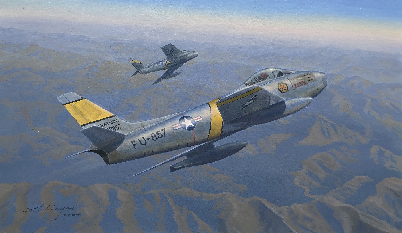 Aviation art - F-86 Sabre