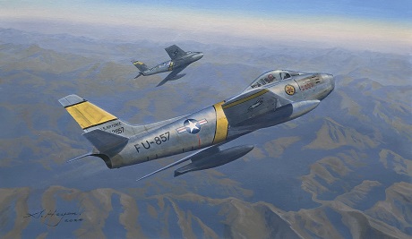 F-86 Sabre painting