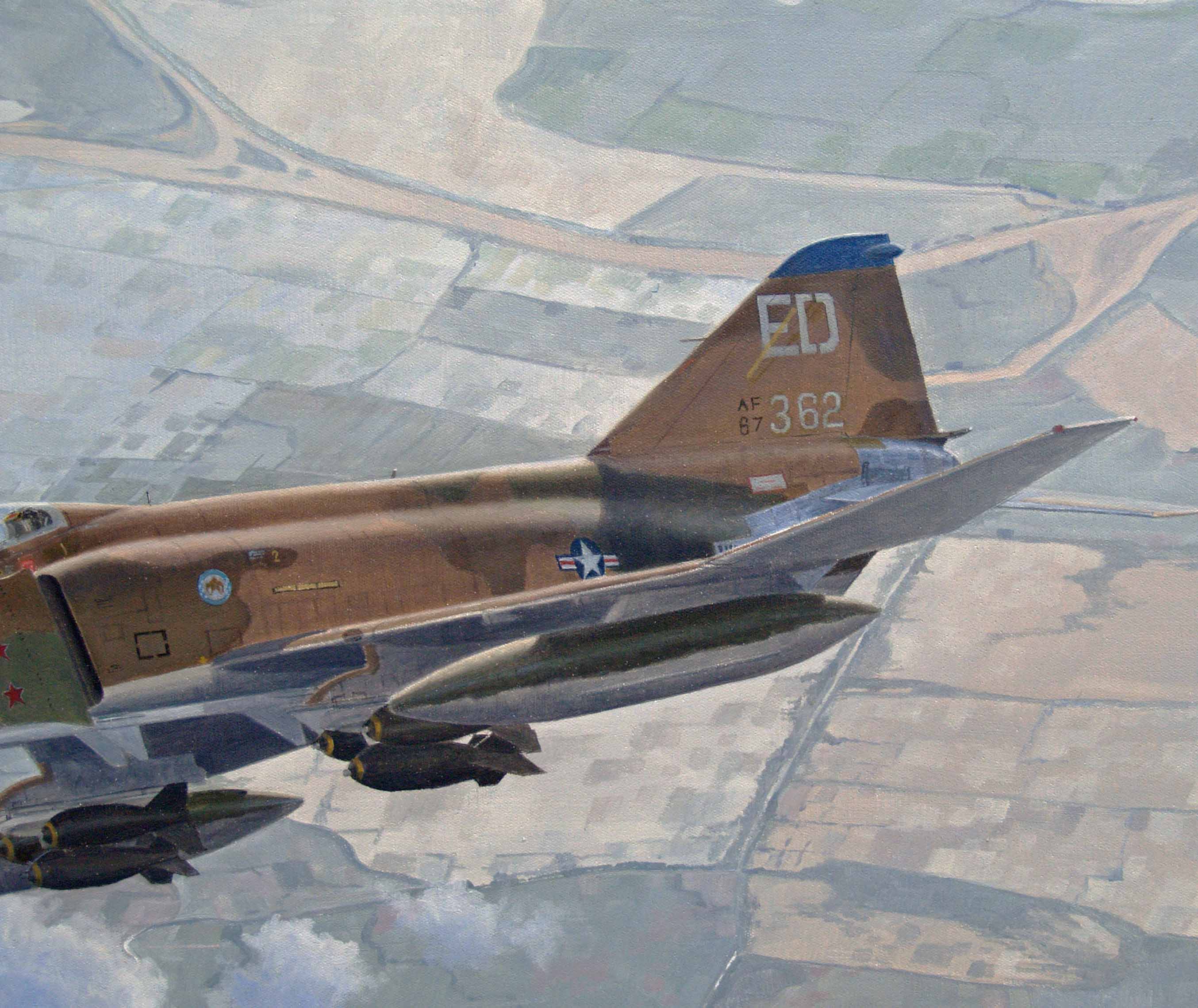 F-4 aviation art