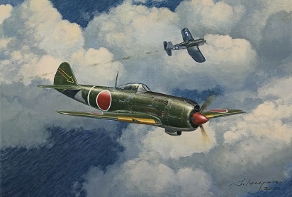 Ki-84 Frank painting