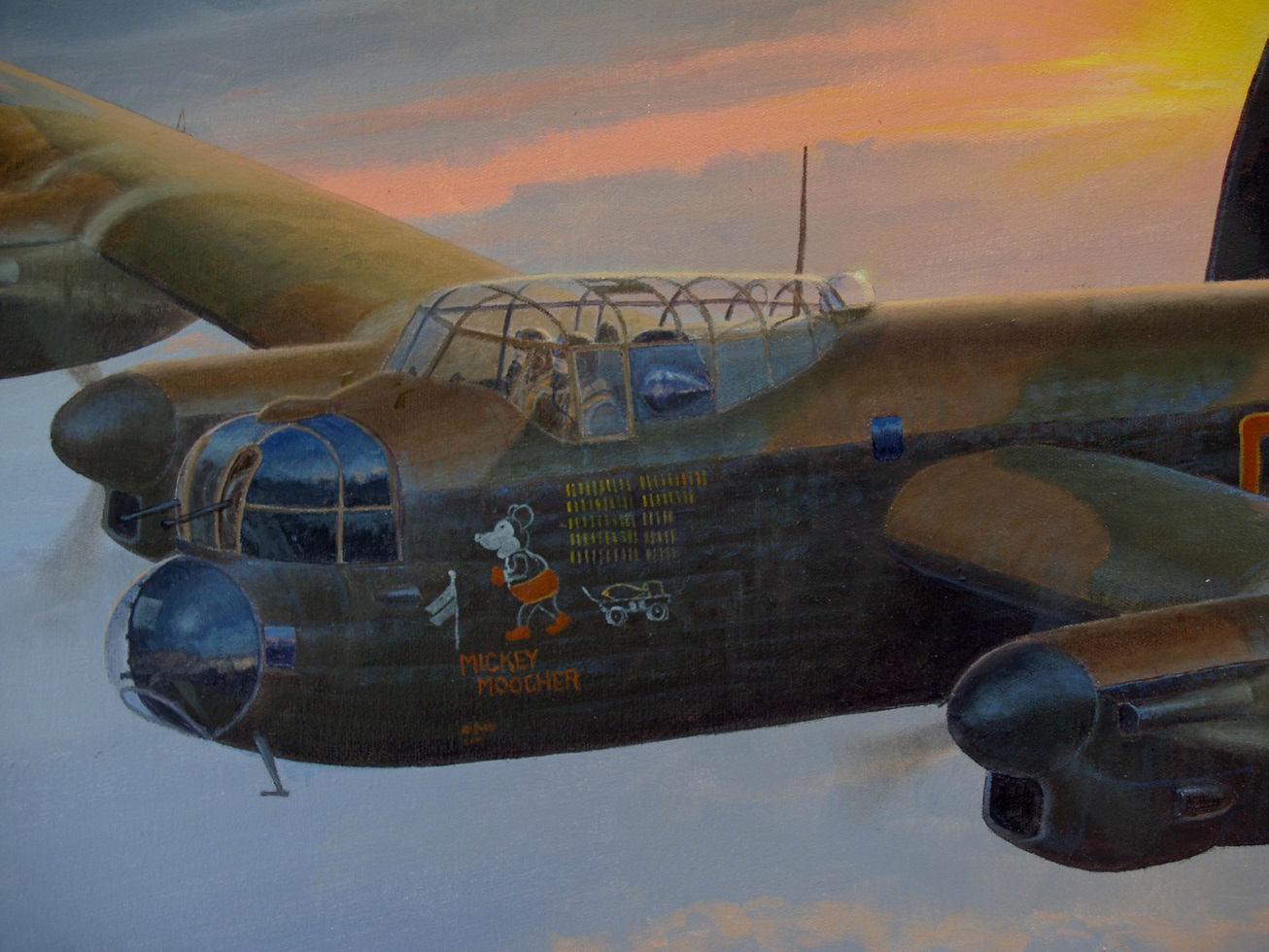 Airplane art Avro Lancaster