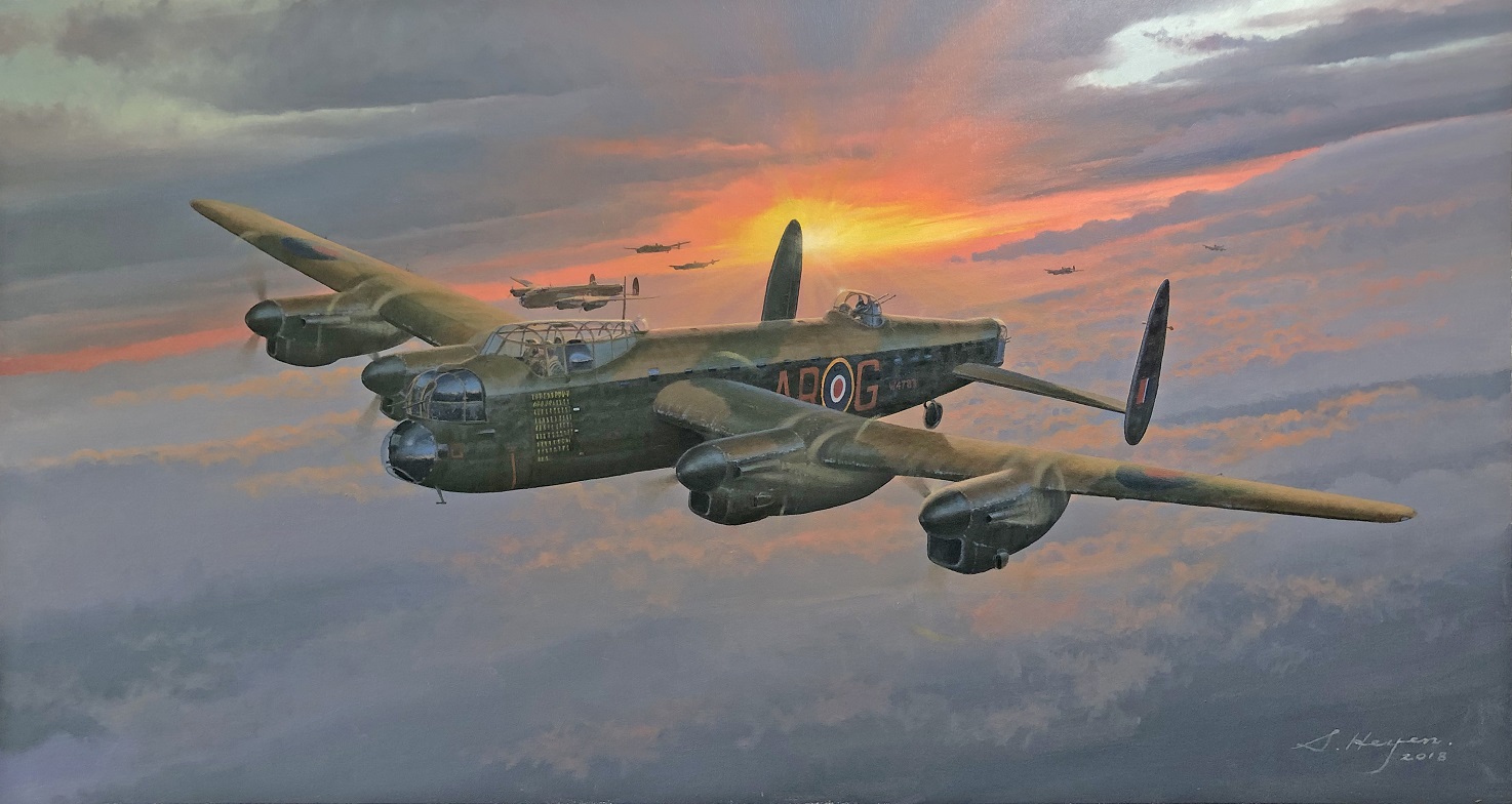 Lancaster G for George Aviation art