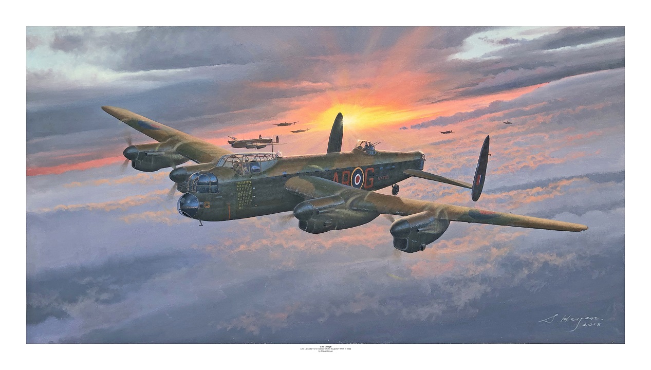 Lancaster G for George Aviation art