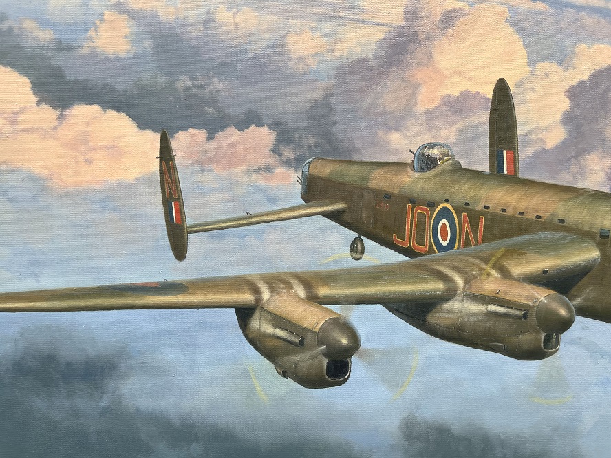 Avro Lancaster Airplane art