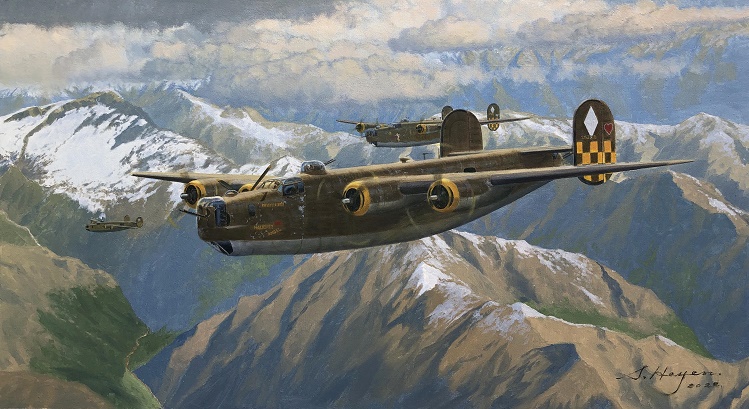 B-24 Liberator painting