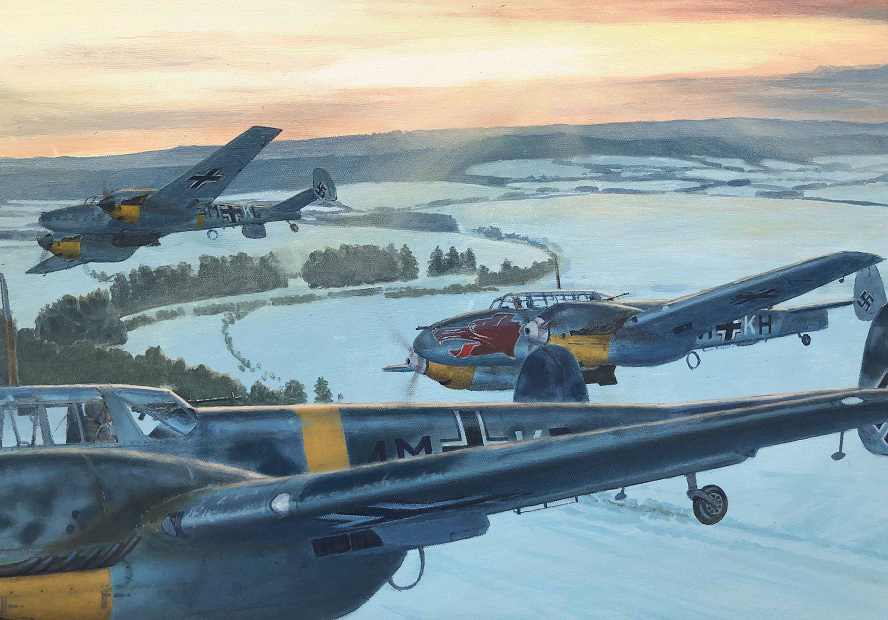 Bf110 painting