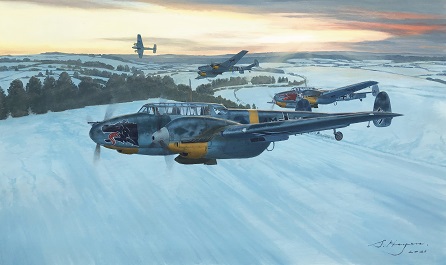 Me Bf110 painting