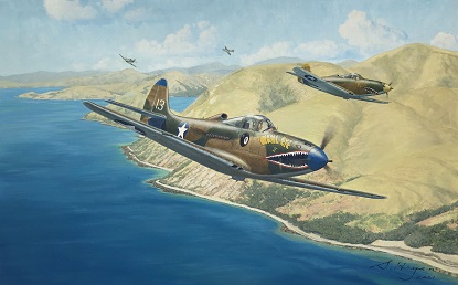 P-39 aviation art