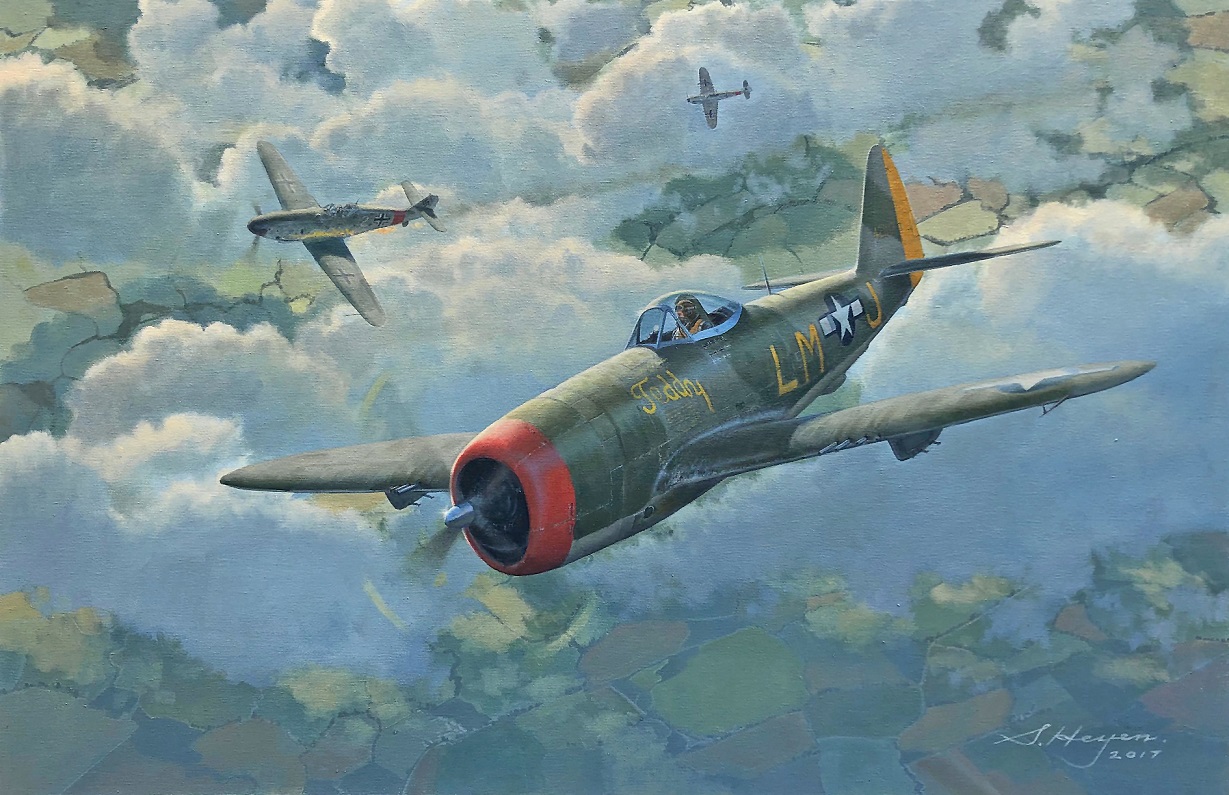 P-47 aviation art