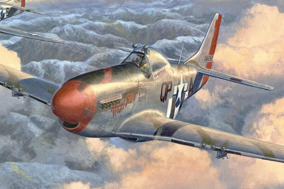P-51 Aviation Art by Steven Heyen