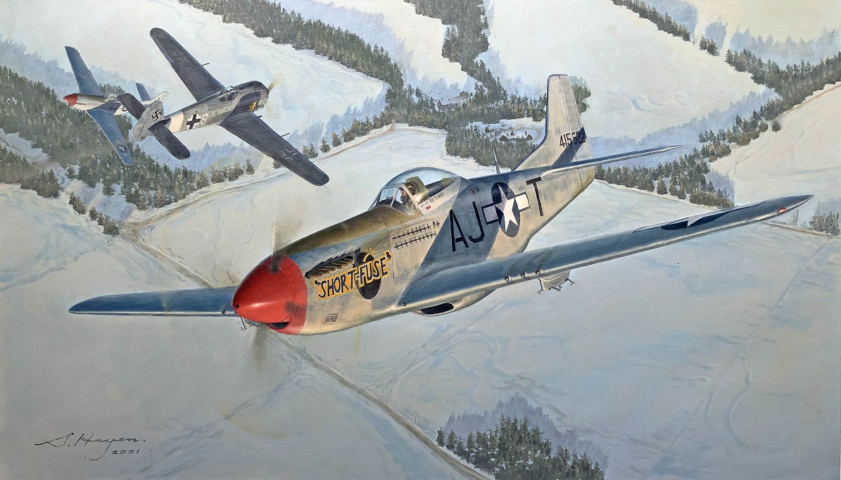 P-51 Airplane Art