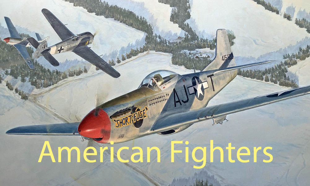American Fighter aviation prints