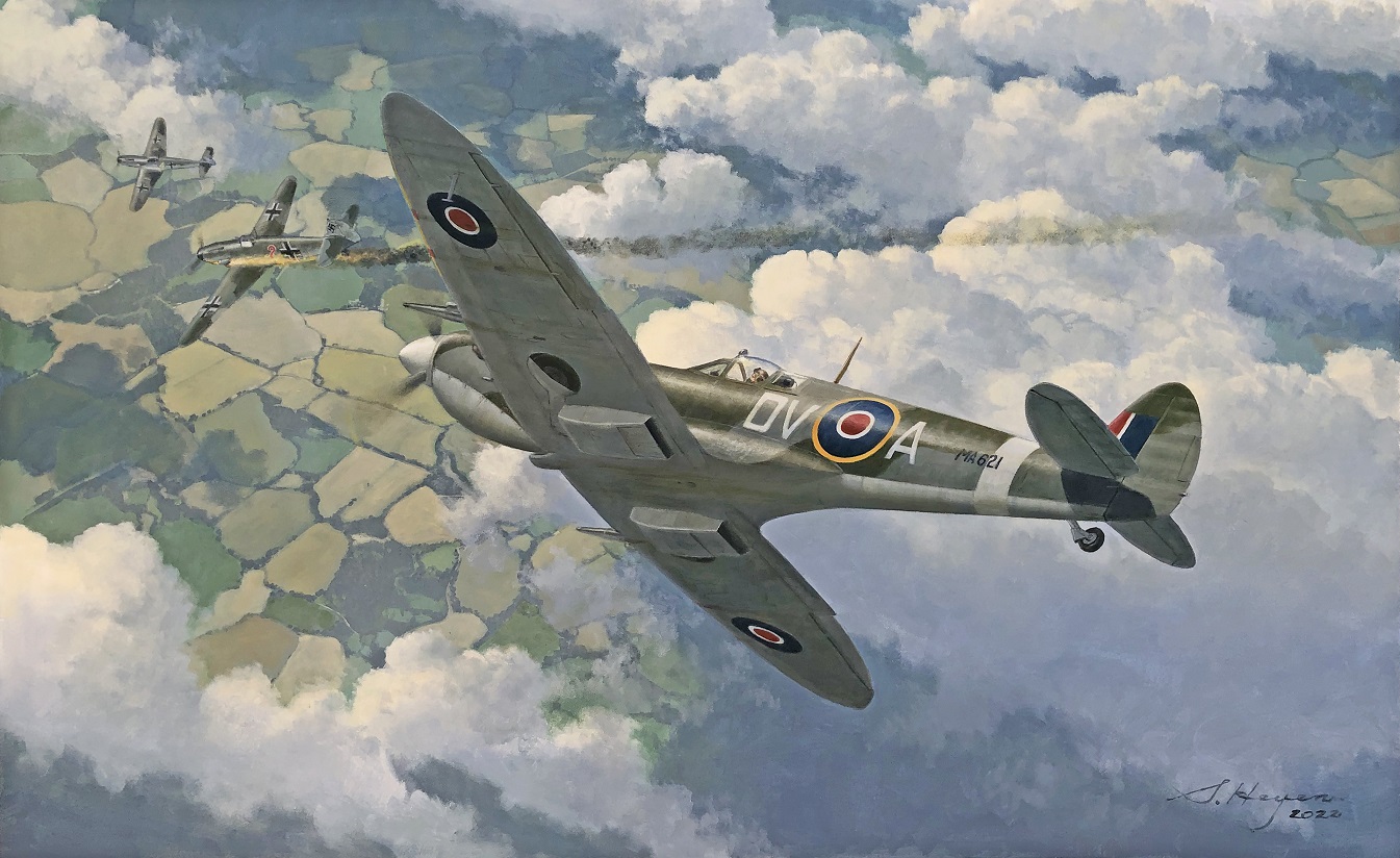 Spitfire Mk9 Airplane Art