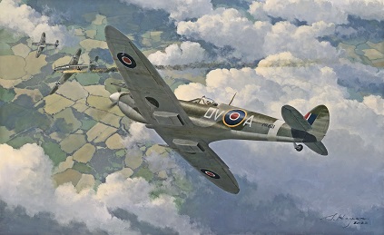Spitfire Mk9 painting Gaze