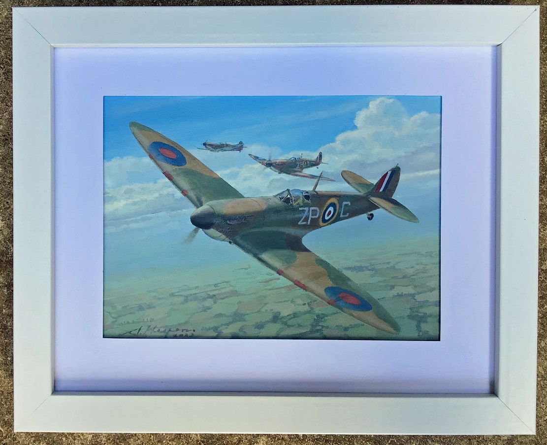 Spitfire aviation art