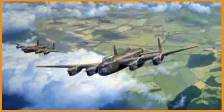 Lancaster aviation art
