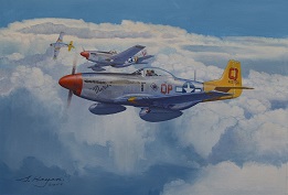 P-51 aviation art